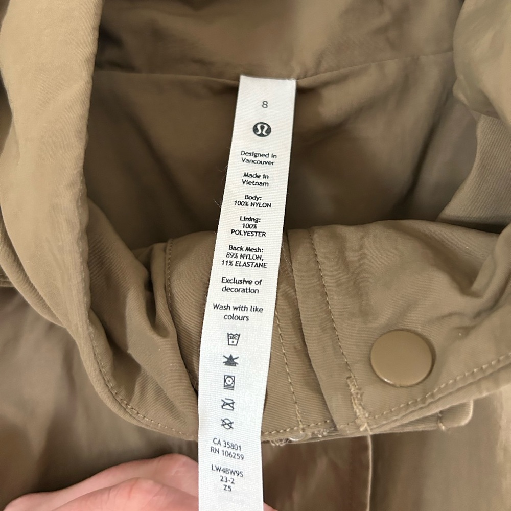 Lululemon Always Effortless long jacket size 8 - Picture 5 of 8